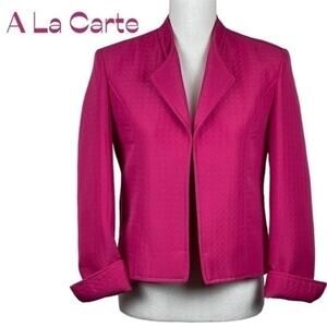 A La Carte Pink BarbieCore Party Event Jacket NWOT Size XS